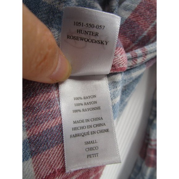 Rails Shirt Small White Button Up Plaid Collared Knit Preppy Western - Picture 12 of 13